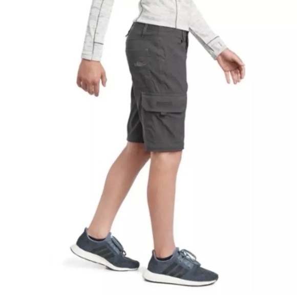 Kuhl Outdoor Renegade Recco Hiking Cargo Convertible Gray Pants Youth Small - Picture 2 of 14